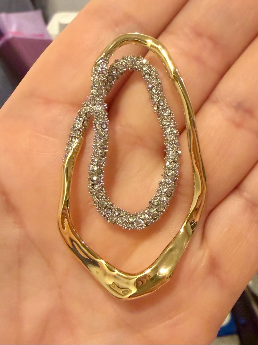 Alexis Bittar Solanales Double Loop Post Earrings - Picture 6 of 8
